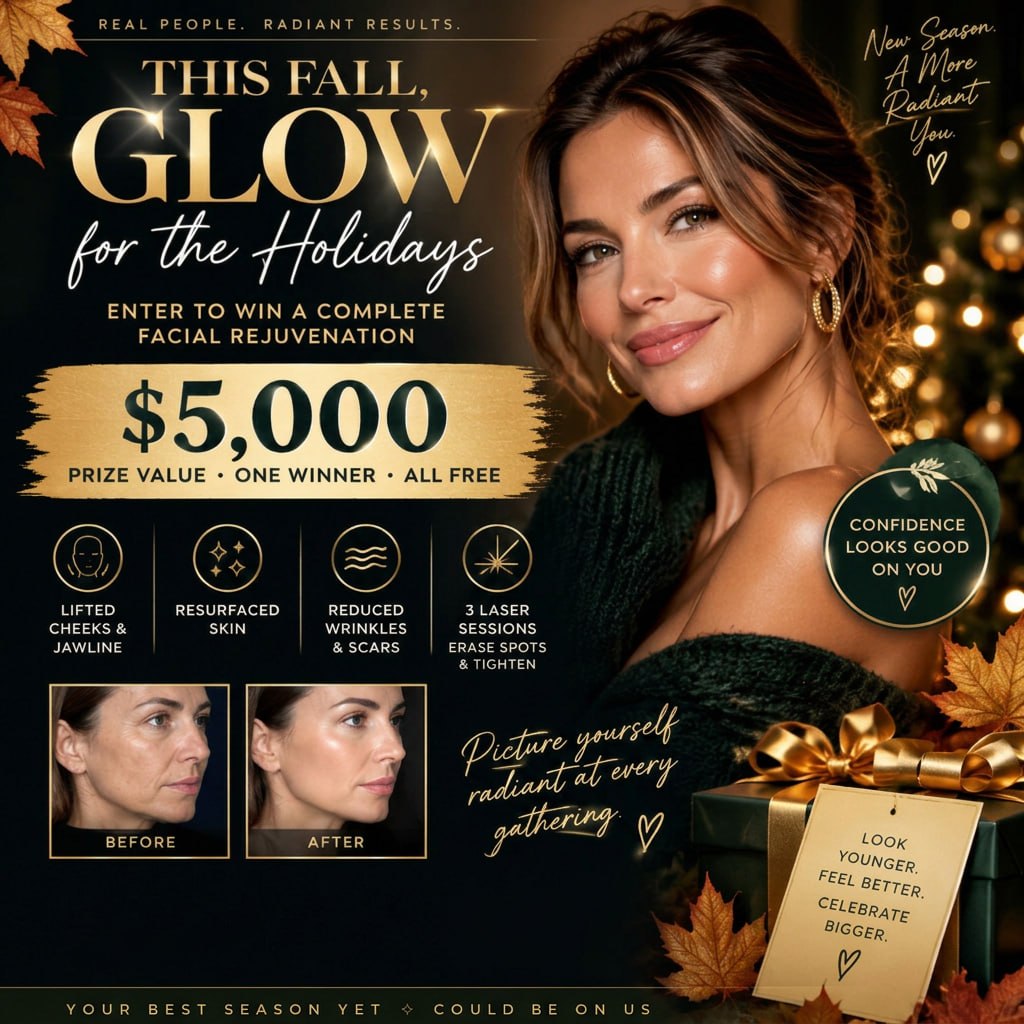 Holiday Facelift Giveaway - $5,000 Complete Facial Rejuvenation